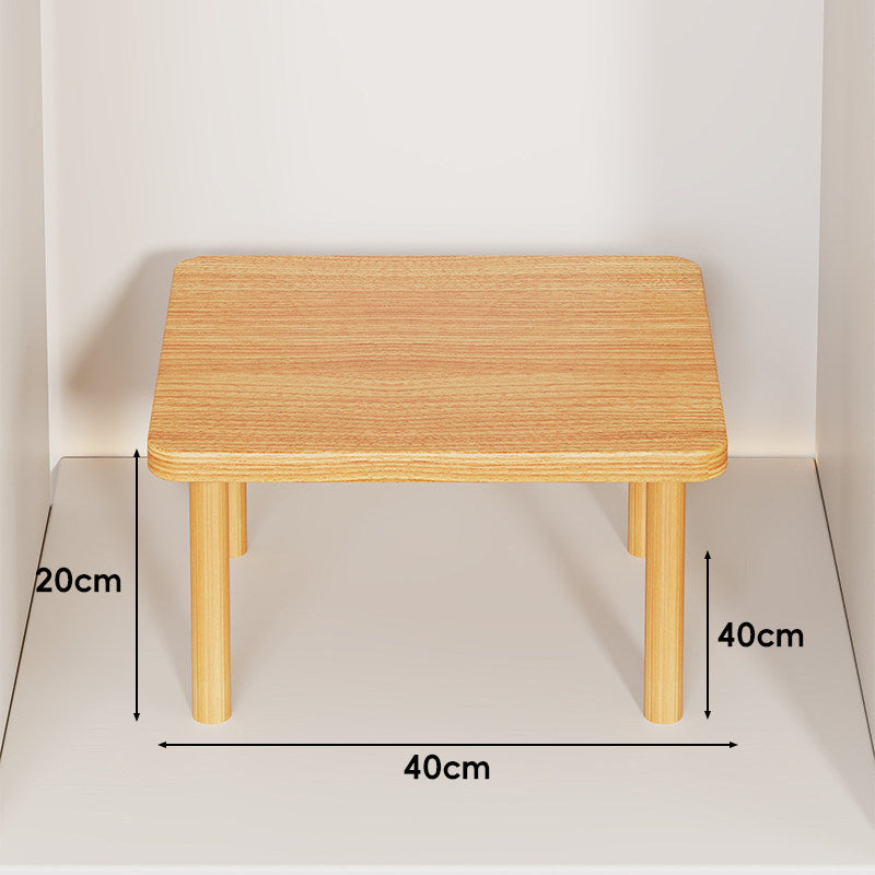 Adjustable Multi-Height Wooden Monitor Riser and Desktop Shelf