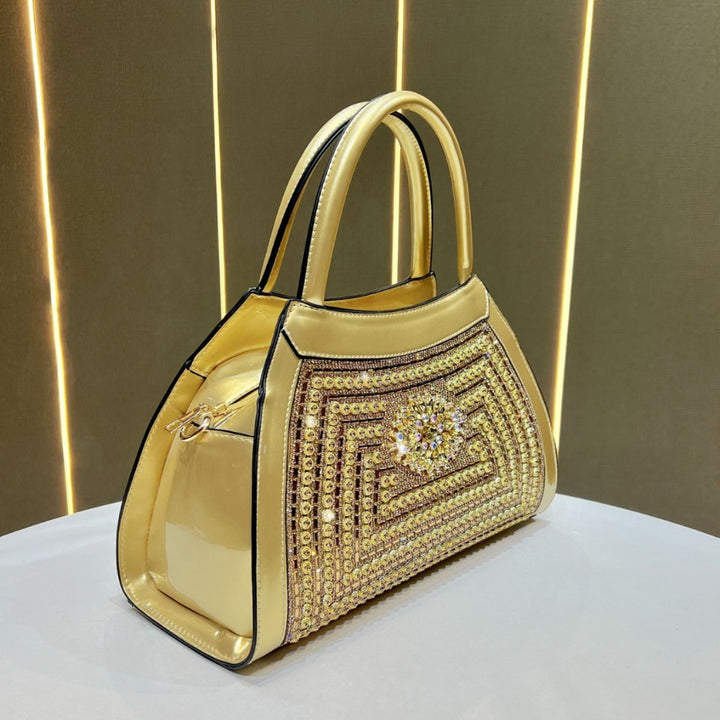 Embellished Padded Evening Handbag