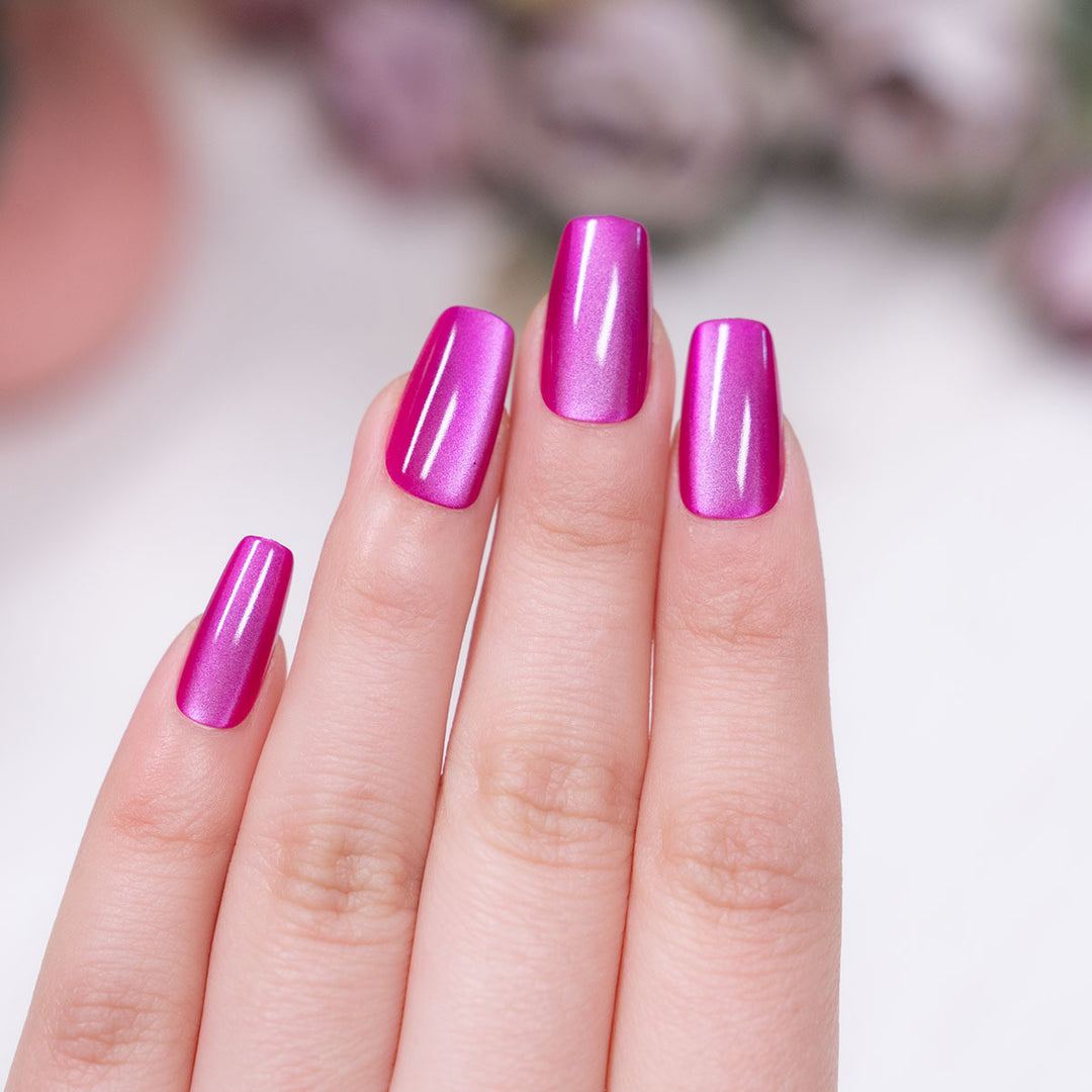 Glossy Press-On Nail Art  1791110921