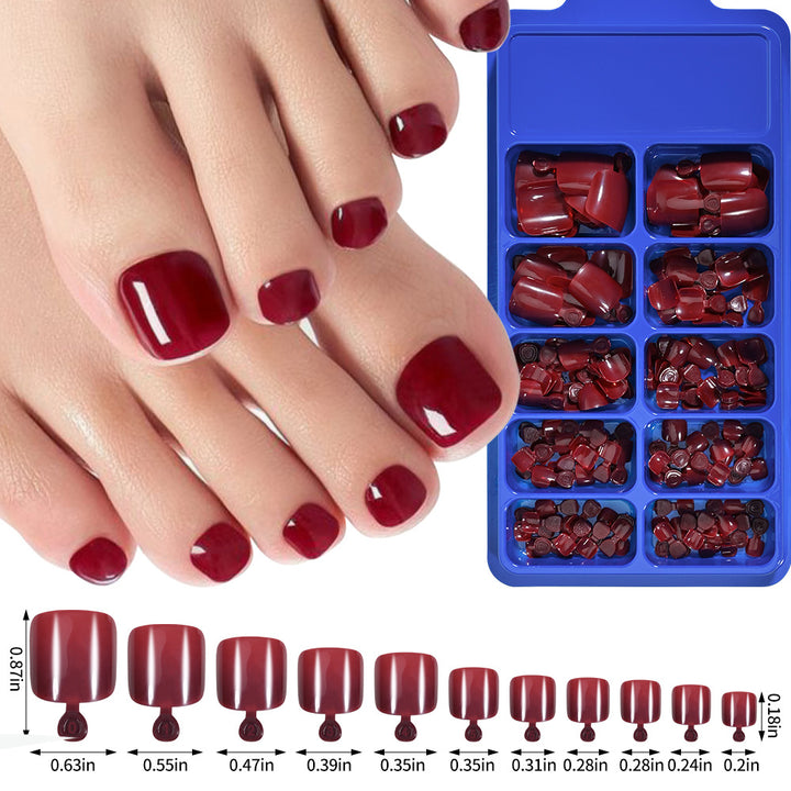 Premium Soft Gel Toenail Tips Set Kalsten