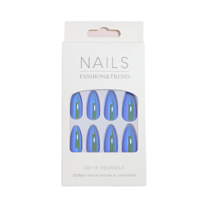 Elegant Glossy Almond-Shaped Press-On Nails Kalsten