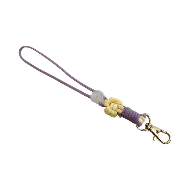 Floral Macrame Keychain Holder Kalsten