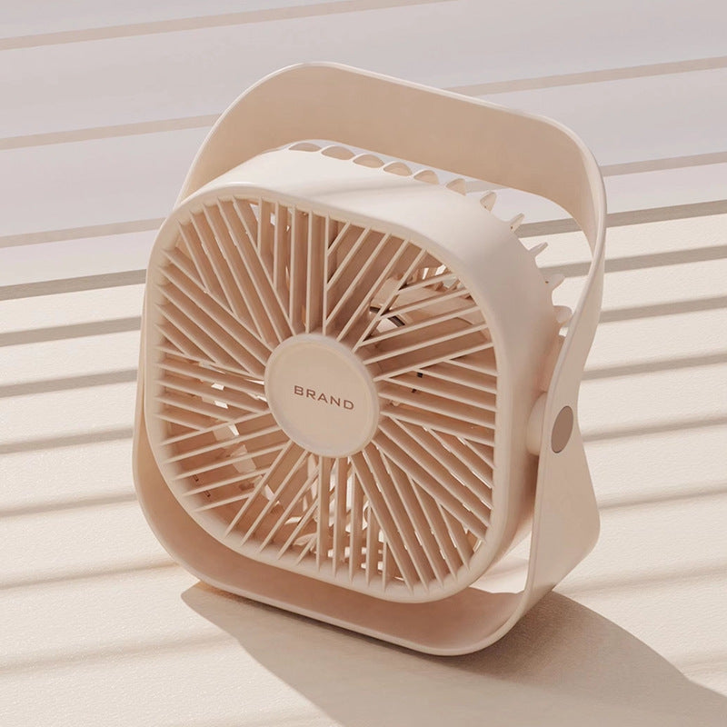 Unisex ceiling-mounted circular industrial fan with swivel carrying handle Kalsten