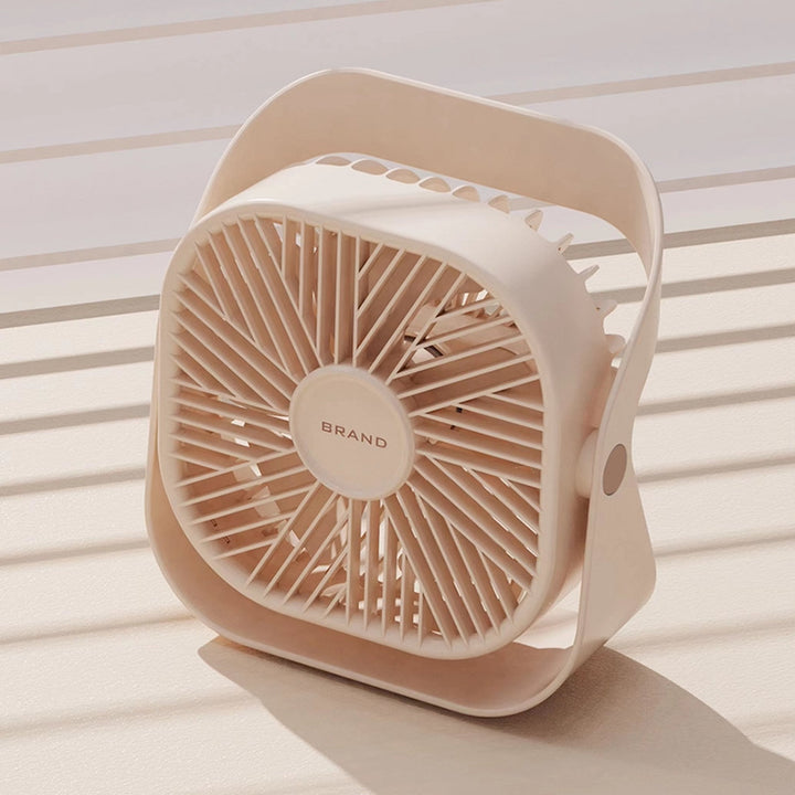 Unisex ceiling-mounted circular industrial fan with swivel carrying handle Kalsten