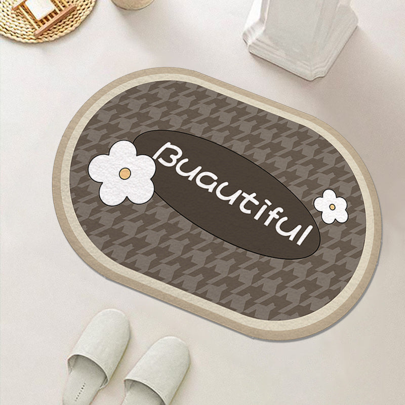 Cute Cartoon-Themed Bathroom Mat