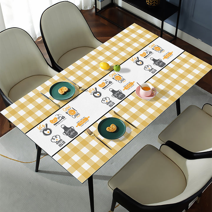 Elegant Marble Design Table Runner for Dining