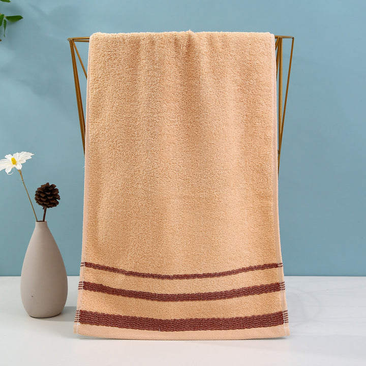 Terry Bath Towel with High-Quality Check Border Kalsten