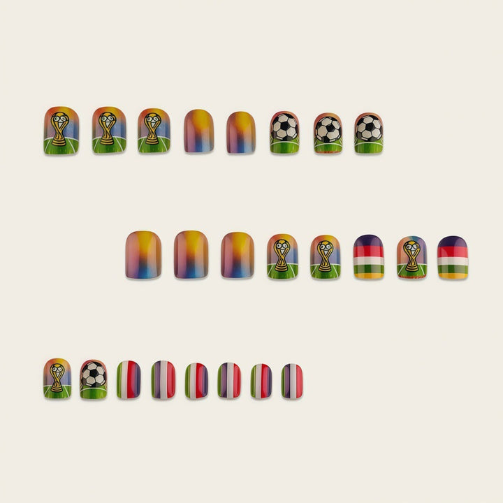 Sporty Football Nail Art Kalsten