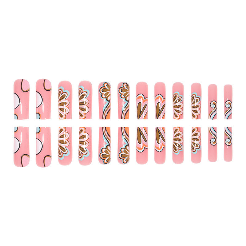 Creative Floral Pattern Nail Art Kalsten
