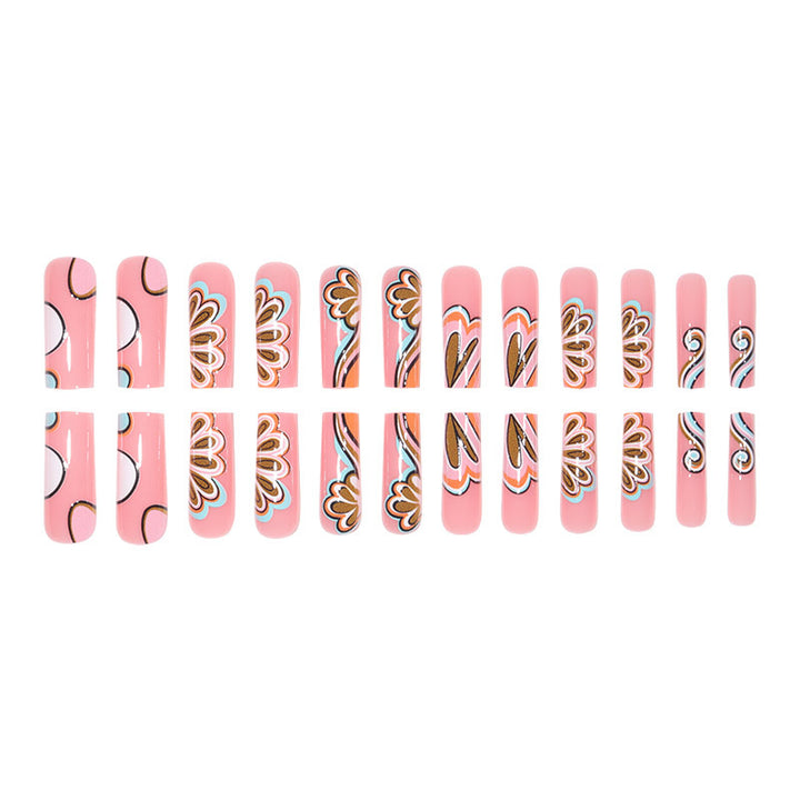 Creative Floral Pattern Nail Art Kalsten