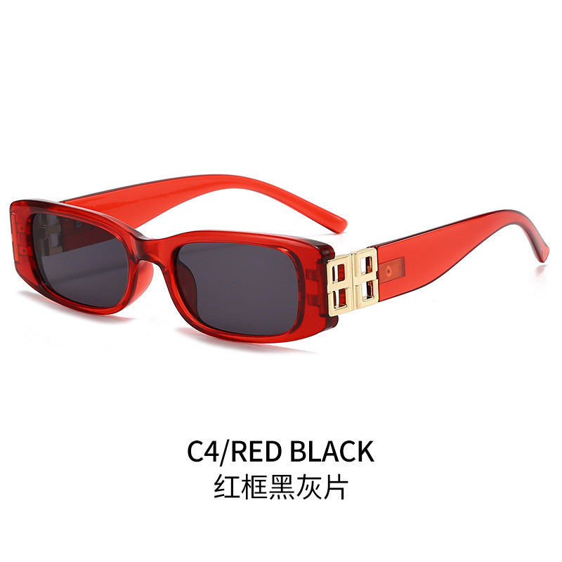 Ladies' fashionable sunglasses with luxurious gold-colored accent Kalsten