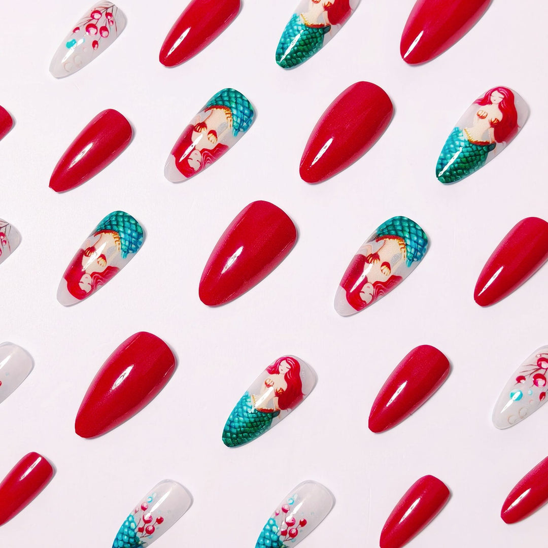 Mermaid Theme Decorative Nail Art Kalsten