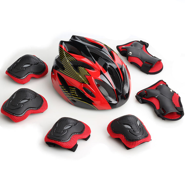 Multi-Protection Cycling Helmet and Pad Set Kalsten