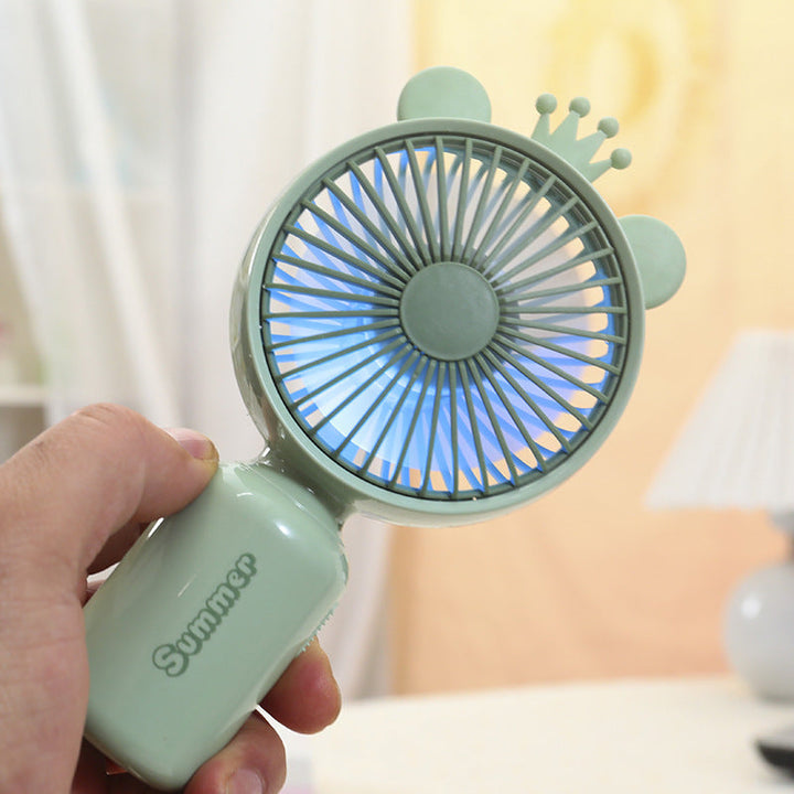 Women's Portable Hand Fan with Cute Ears Kalsten