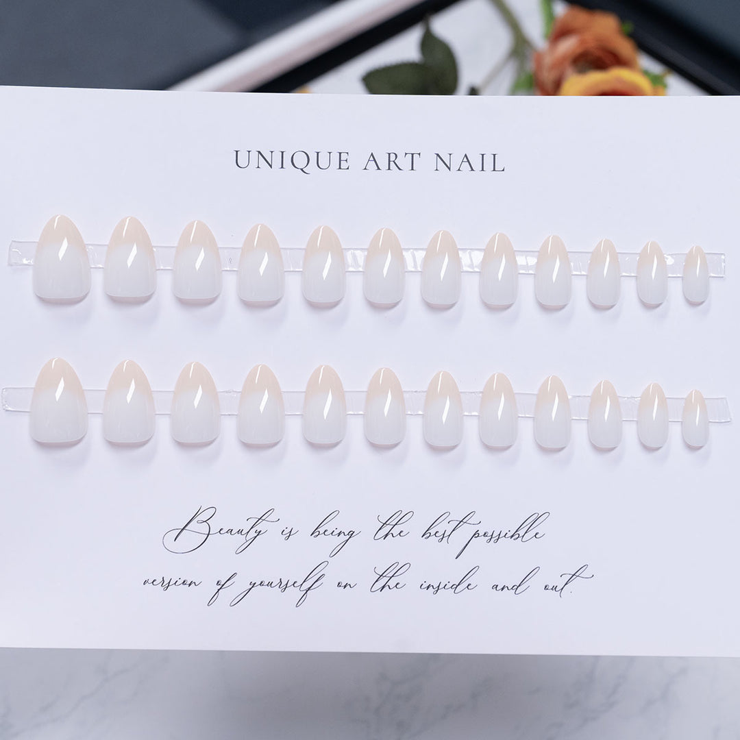 Elegant Glossy Press-On Nail Set  1791110280