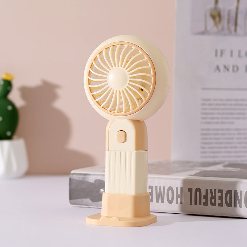 Ladies Portable Hand Fan with Flexible Stand Base Kalsten