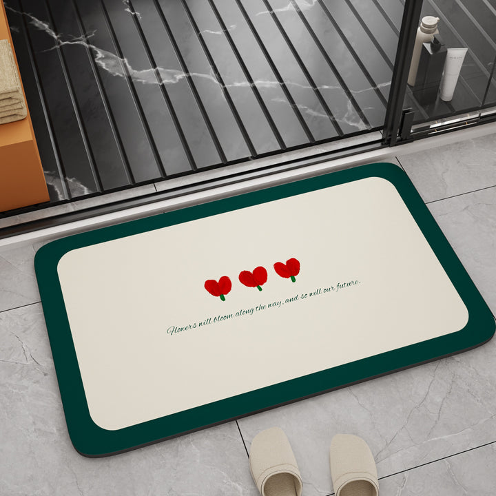 Inspirational Quote Bath Mat Kalsten