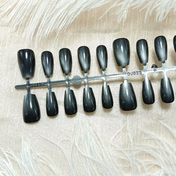 Elegant Art Nails with Shimmering Finish Kalsten