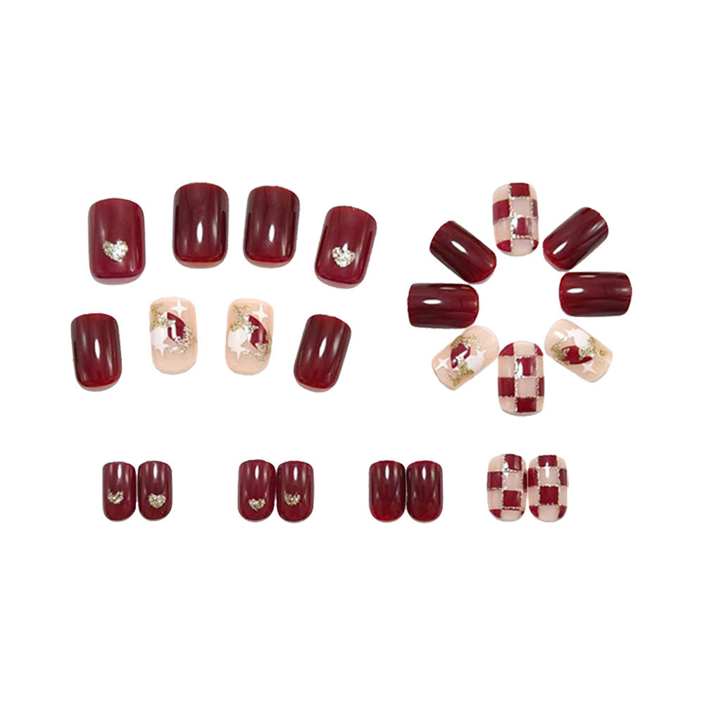 Creative Nail Art Set with Glamorous Patterns Kalsten