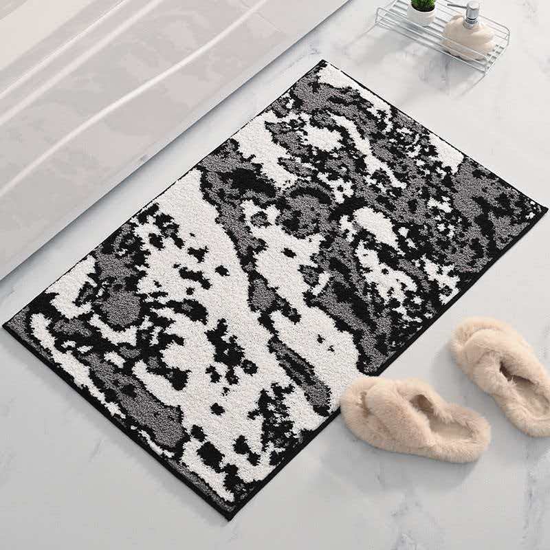 Textured Decorative Bath Mat Kalsten