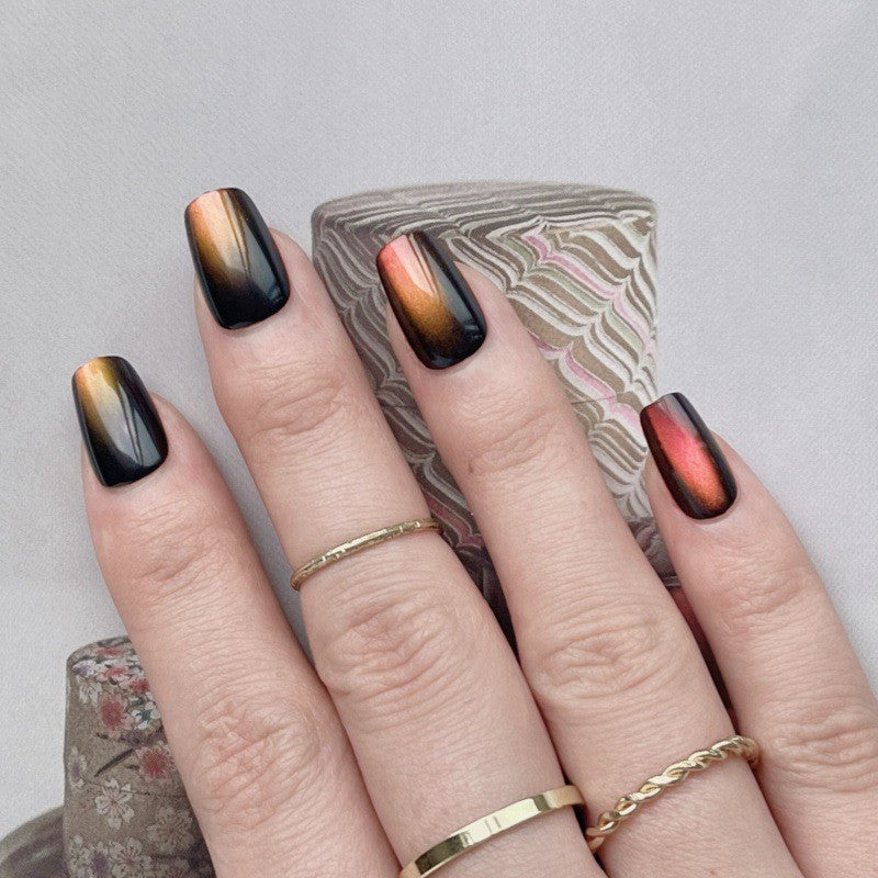 Artistic Ombre Press-On Nail Art Kalsten