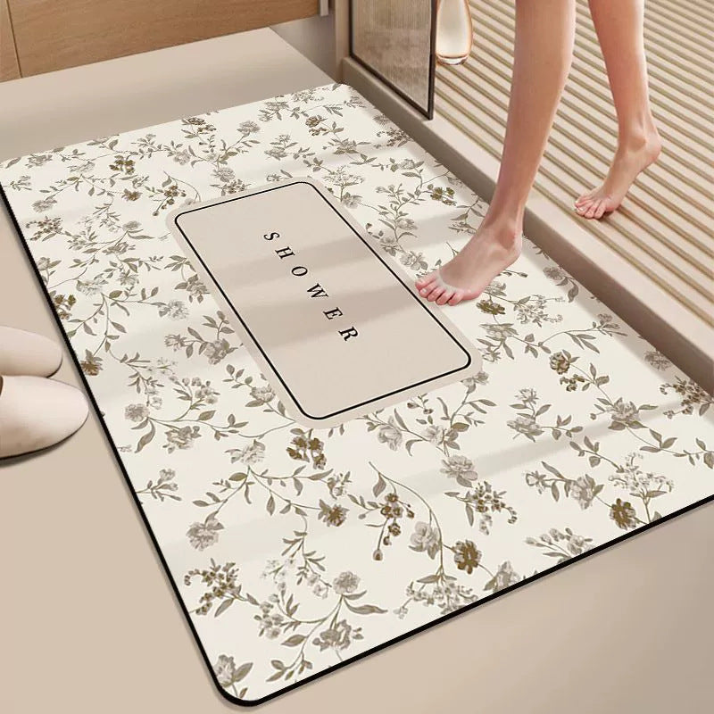 Stylish Bathing Time Memory Foam Mat