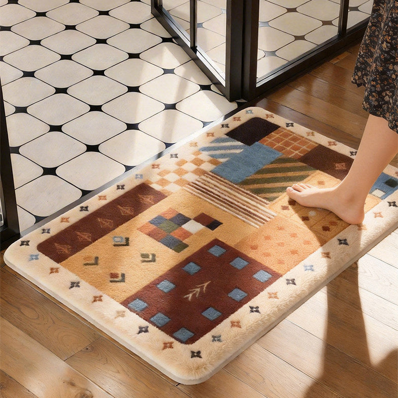 Plush Animal-Themed Bath Mat