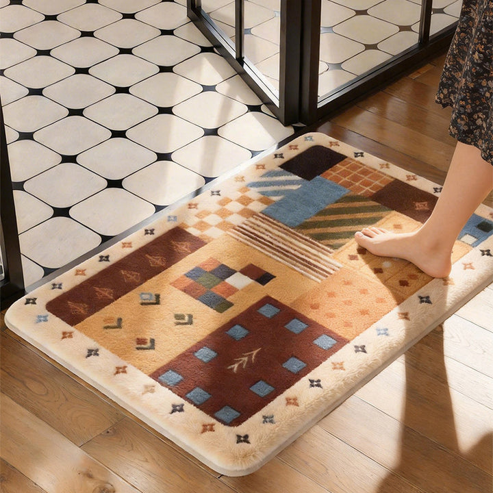 Plush Animal-Themed Bath Mat