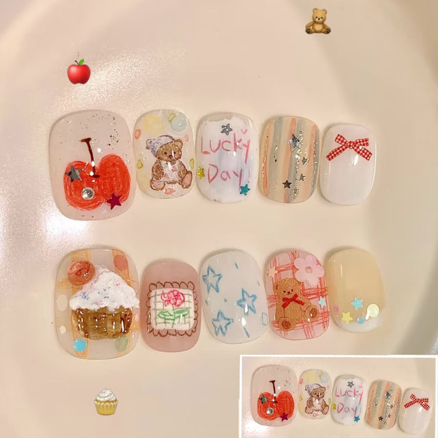 Whimsical Themed Press-On Nail Set