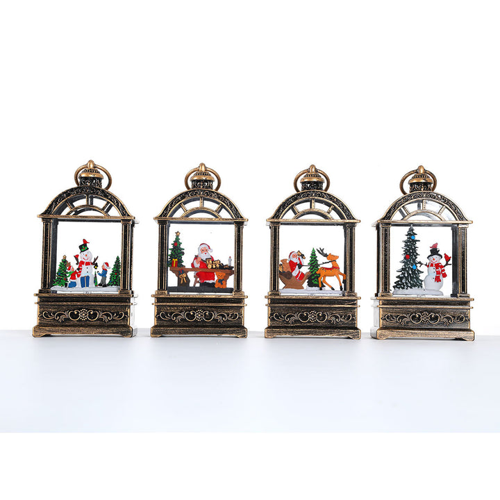 LED Illuminated Snow Globe Lantern Decoration Kalsten