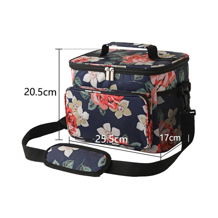 Women Insulated Cooler Bag with Practical Carrying Strap Kalsten