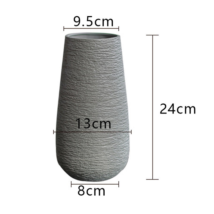Textured Ceramic Flower Vase