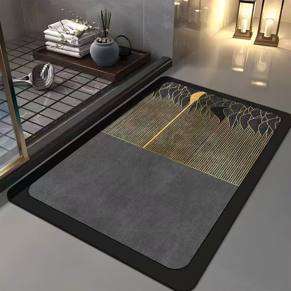 Geometric Patterned Bath Mat