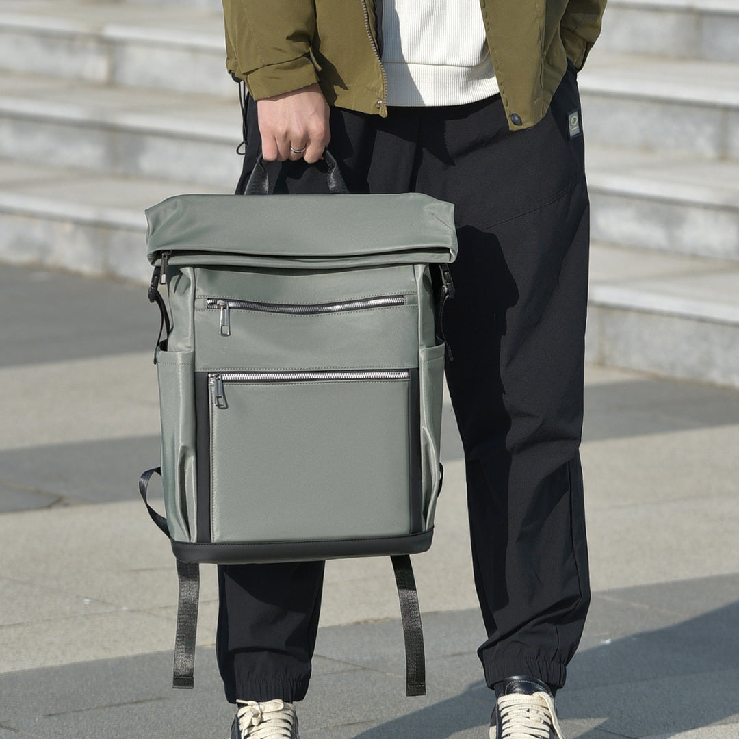 Waterproof Roll-Top Urban Backpack