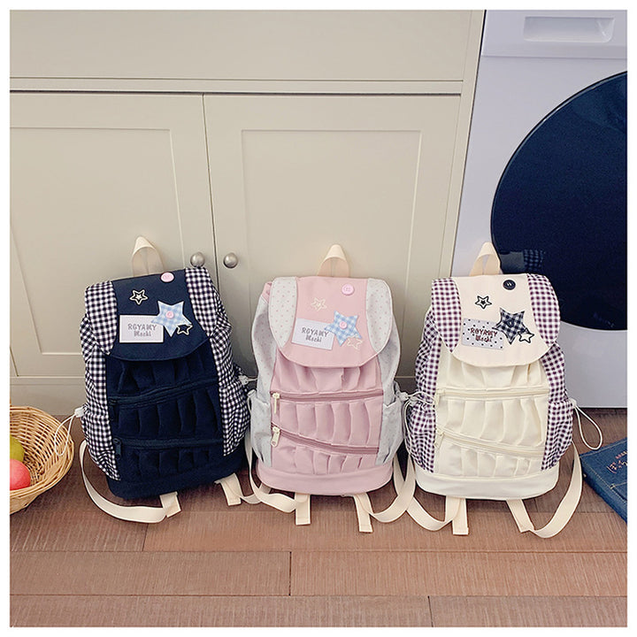 Playful Graphic Print Backpack Kalsten