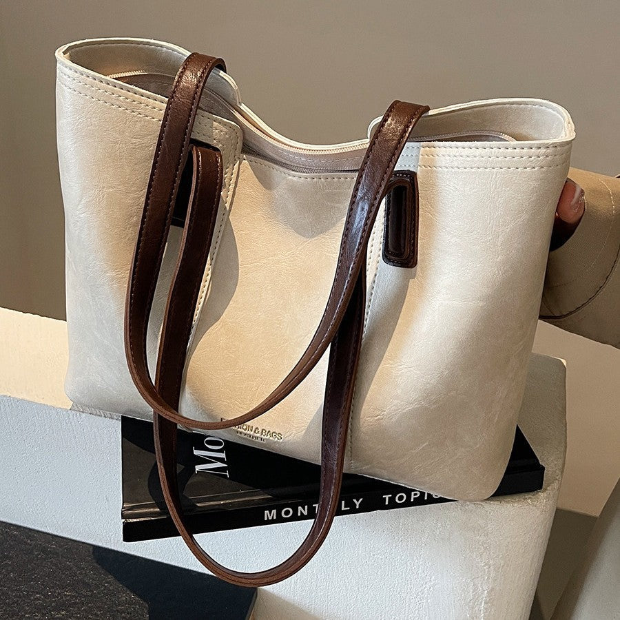 Classic Leather Tote Bag Kalsten