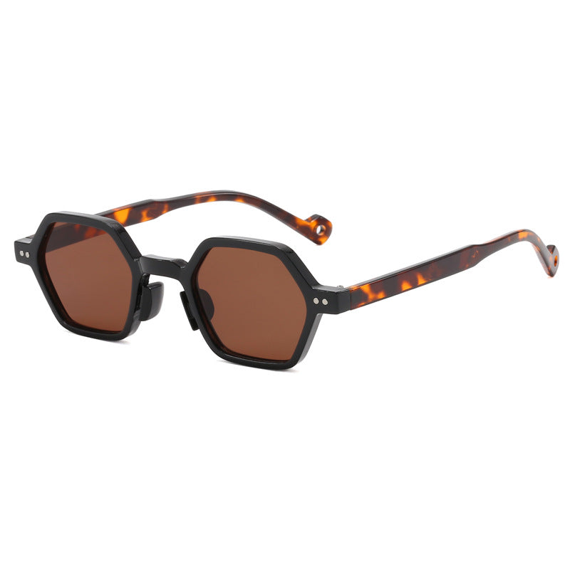 Women's Geometric Sunglasses in Modern Hexagon Design Kalsten