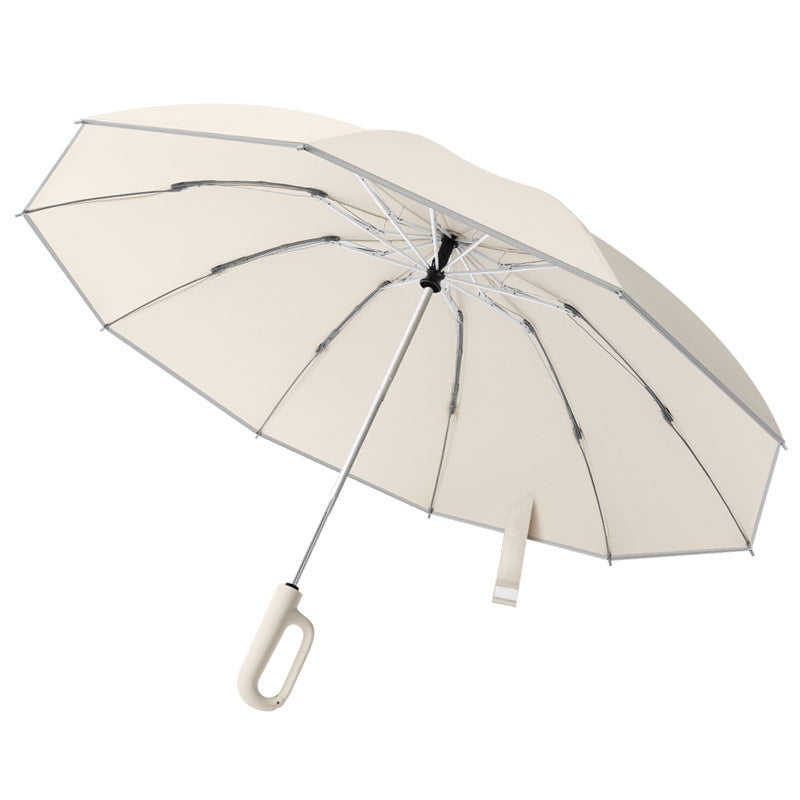 Women's compact folding umbrella with innovative opening mechanism Kalsten