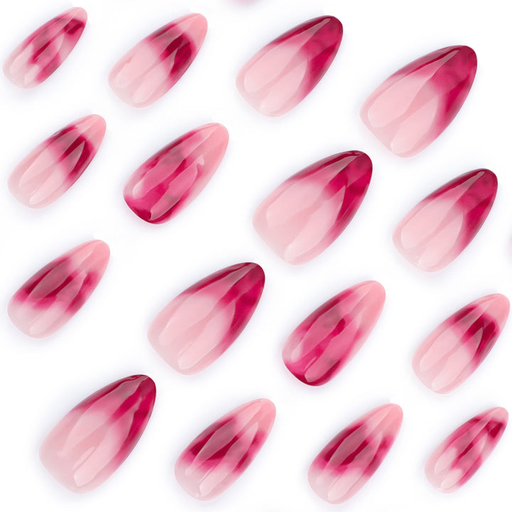 Artistic stiletto nails with glamorous gradient Kalsten