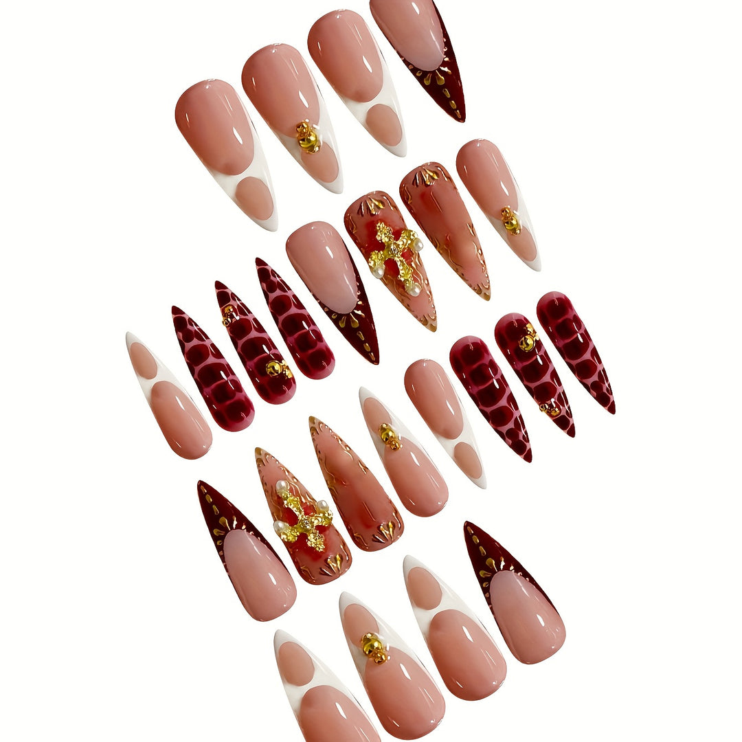 Elegant Sculpted Nail Enhancements Kalsten