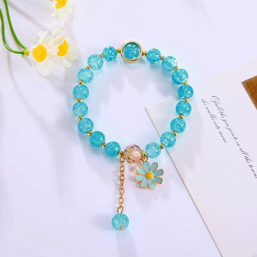 Elegant bracelet with flower pendant Kalsten