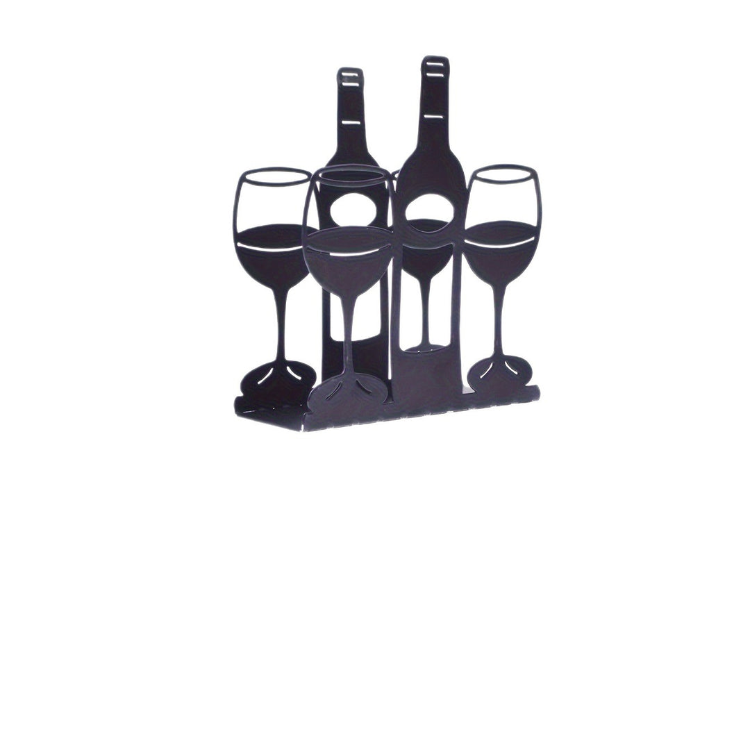 Decorative Wine Glass and Bottle Holder