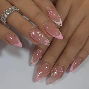 Glamorous Textured Acrylic Nail Enhancements Kalsten