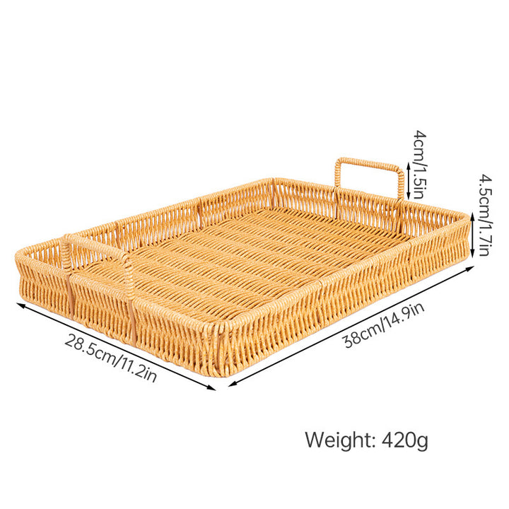 Handwoven Serving Tray Kalsten