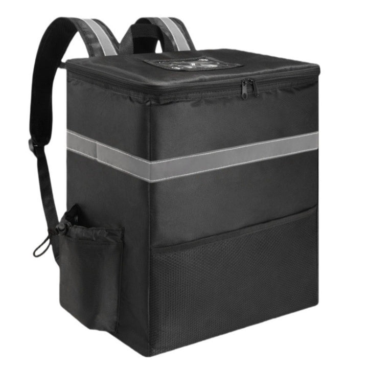 Unisex nan insulated delivery backpack with thermal insulated box, reflective stripes and extra sturdy bottom Kalsten