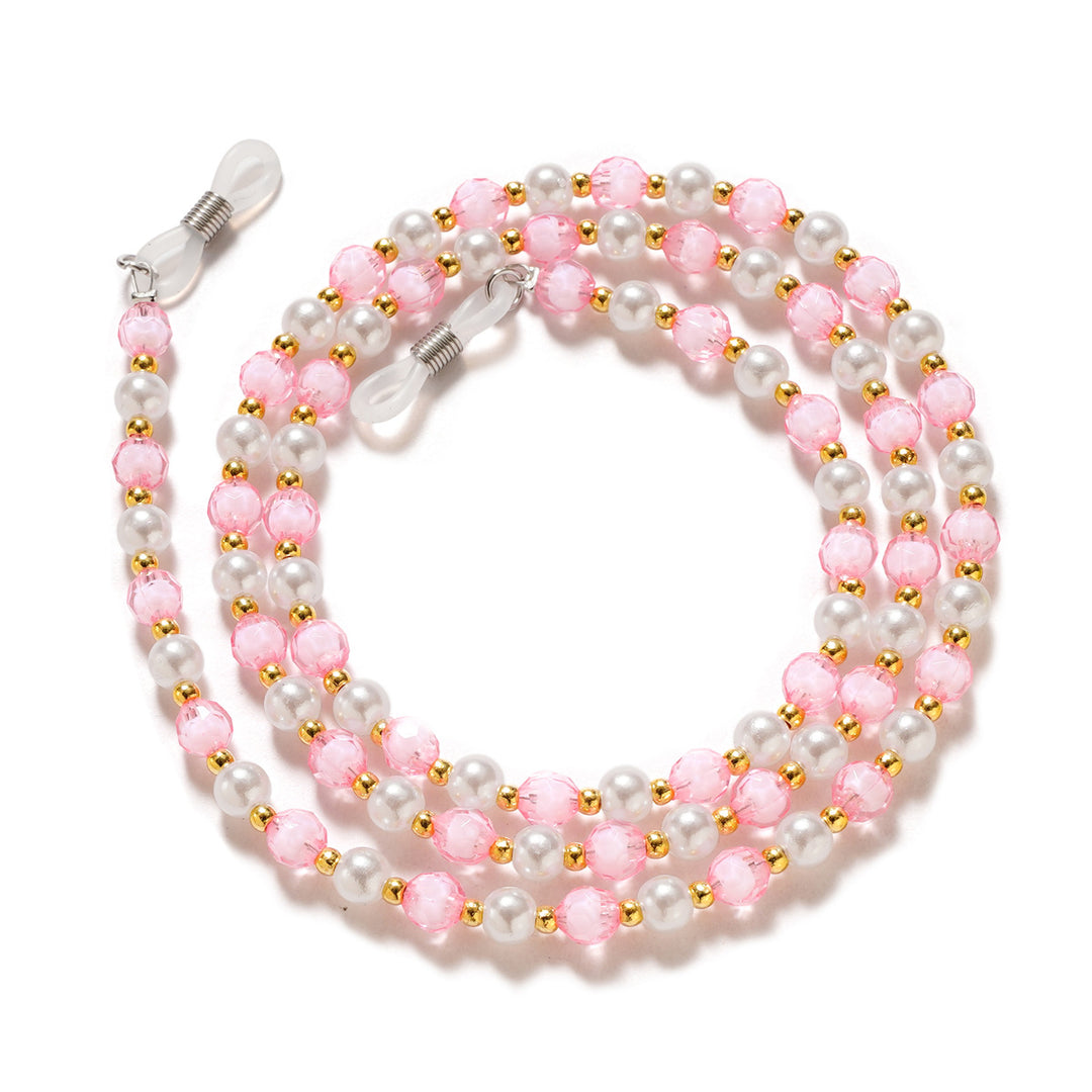 Elegant Pearl and Crystal Eyewear Chain kalsten