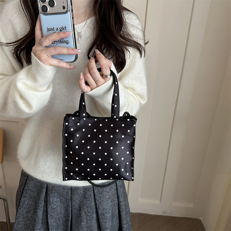 Charming Polka Dot Mini Handbag