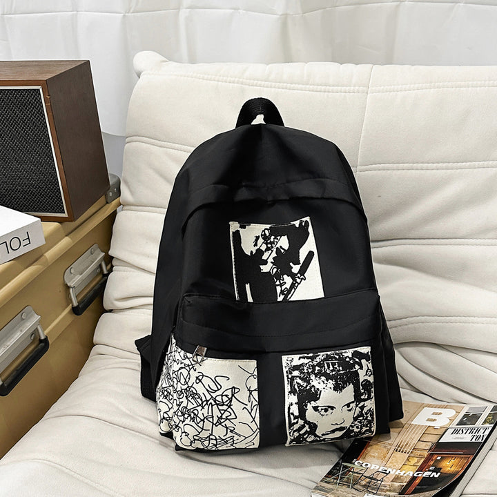Graphic Print Backpack Kalsten