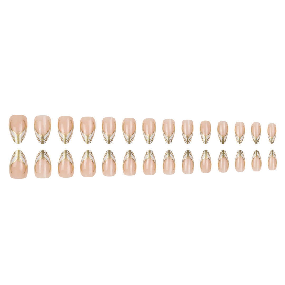 Decorative Stiletto Press-On Nail Art Kalsten