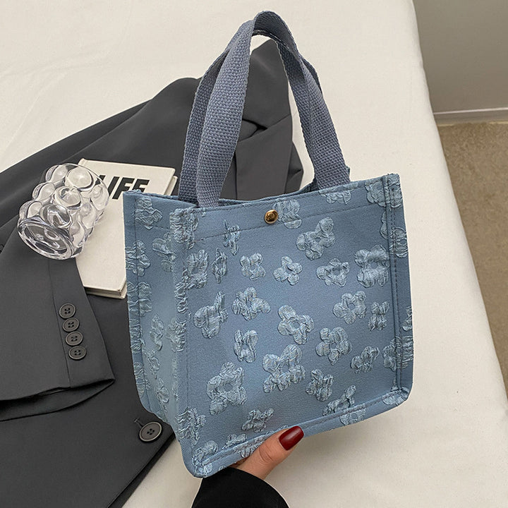 Floral Print Mini Tote Bag